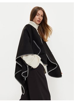 Pieces Ponczo Nadja 17152351 Czarny Relaxed Fit ze sklepu MODIVO w kategorii Poncza - zdjęcie 181122870
