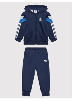 adidas Dres Full-Zip HL2209 Granatowy Regular Fit ze sklepu MODIVO w kategorii Dresy dla niemowlaka - zdjęcie 181123121