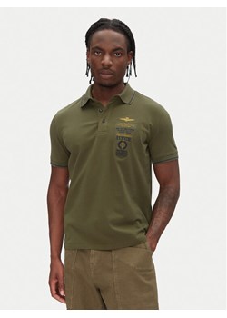 Aeronautica Militare Polo 251PO1853P191 Khaki Regular Fit ze sklepu MODIVO w kategorii T-shirty męskie - zdjęcie 181123180