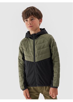 4F Kurtka outdoor 4FJAW23TTJAM282 Khaki Regular Fit ze sklepu MODIVO w kategorii Kurtki chłopięce - zdjęcie 181123193