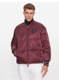 Armani Exchange Kurtka bomber 6RZB23 ZNJ7Z 14AU Bordowy Regular Fit ze sklepu MODIVO w kategorii Kurtki męskie - zdjęcie 181123211