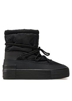 Calvin Klein Jeans Botki Vulc Flatform Snow Boot Wn YW0YW01591 Czarny ze sklepu MODIVO w kategorii Botki - zdjęcie 181123243