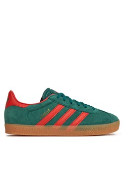 adidas Sneakersy Gazelle J IE8604 Zielony ze sklepu MODIVO w kategorii Trampki dziecięce - zdjęcie 181123392