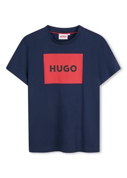 HUGO T-Shirt G00334 D Granatowy Regular Fit ze sklepu MODIVO w kategorii T-shirty chłopięce - zdjęcie 181123422