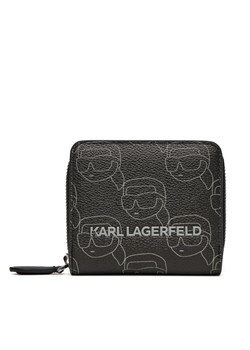KARL LAGERFELD Portfel damski A2W32018 Czarny ze sklepu MODIVO w kategorii Portfele damskie - zdjęcie 181123573