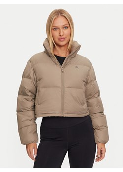 Calvin Klein Jeans Kurtka puchowa J20J223577 Beżowy Relaxed Fit ze sklepu MODIVO w kategorii Kurtki damskie - zdjęcie 181123613