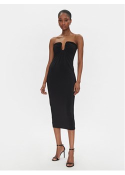 PINKO Sukienka koktajlowa 105021 A2GS Czarny Regular Fit ze sklepu MODIVO w kategorii Sukienki - zdjęcie 181123701
