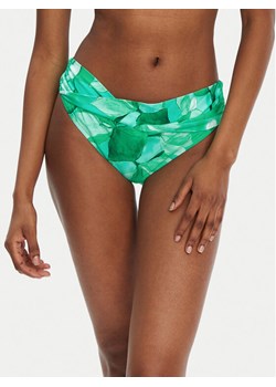 Seafolly Dół od bikini Secret Garden 44320-220 Zielony ze sklepu MODIVO w kategorii Stroje kąpielowe - zdjęcie 181123964