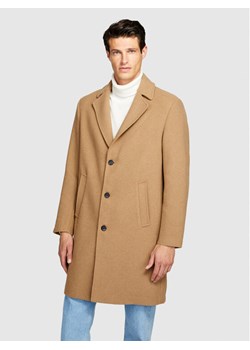Sisley Płaszcz przejściowy 2VKFSN025 Brązowy Regular Fit ze sklepu MODIVO w kategorii Płaszcze męskie - zdjęcie 181124013