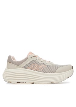 Skechers Sneakersy Max Cushioning Endea 129470/NAT Brązowy ze sklepu MODIVO w kategorii Buty sportowe damskie - zdjęcie 181124211