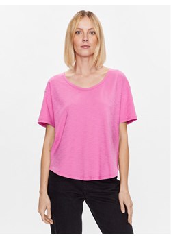 United Colors Of Benetton T-Shirt 3BVXD1033 Różowy Relaxed Fit ze sklepu MODIVO w kategorii Bluzki damskie - zdjęcie 181124233