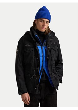 Polo Ralph Lauren Kurtka przejściowa 710955784001 Czarny Regular Fit ze sklepu MODIVO w kategorii Kurtki męskie - zdjęcie 181124300