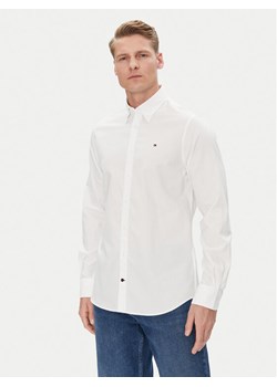 Tommy Hilfiger Koszula MW0MW38658 Biały Slim Fit ze sklepu MODIVO w kategorii Koszule męskie - zdjęcie 181124620