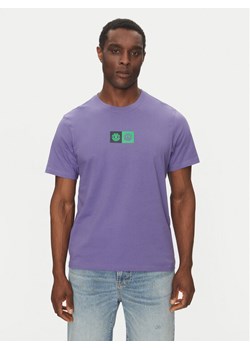 Element T-Shirt ELYZT00492 Fioletowy Regular Fit ze sklepu MODIVO w kategorii T-shirty męskie - zdjęcie 181124674