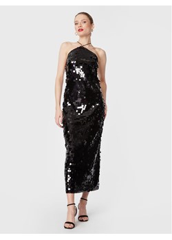 ROTATE Sukienka koktajlowa Big Sequins RT2247 Czarny Slim Fit ze sklepu MODIVO w kategorii Sukienki - zdjęcie 181124784