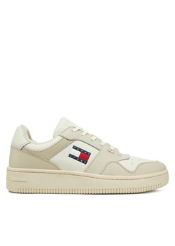 Tommy Jeans Sneakersy Tjm Retro Basket Ess EM0EM01395 Écru ze sklepu MODIVO w kategorii Buty sportowe męskie - zdjęcie 181124932