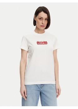 PINKO T-Shirt Trapani 105050 A2D6 Biały Regular Fit ze sklepu MODIVO w kategorii Bluzki damskie - zdjęcie 181125024
