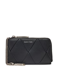 Calvin Klein Etui na klucze Ck Woven Zip Around Cardholder K60K612954 Czarny ze sklepu MODIVO w kategorii Etui - zdjęcie 181125034