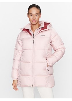 Columbia Kurtka zimowa Puffect™ Mid Hooded Jacket Różowy Regular Fit ze sklepu MODIVO w kategorii Kurtki damskie - zdjęcie 181125191