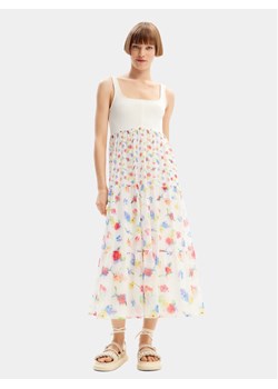 Desigual Sukienka letnia Vancouver 24SWVK58 Biały Regular Fit ze sklepu MODIVO w kategorii Sukienki - zdjęcie 181125264