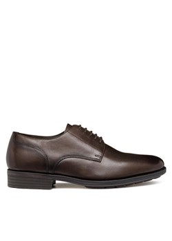 Geox Półbuty U Walk Pleasure F U46H8A 00039 C6009 Brązowy ze sklepu MODIVO w kategorii Buty eleganckie męskie - zdjęcie 181125713