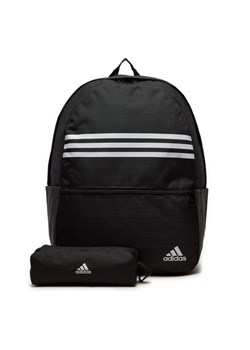 adidas Plecak Classic Horizontal 3-Stripes IZ1895 Czarny ze sklepu MODIVO w kategorii Plecaki - zdjęcie 181125750