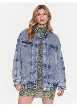 Gestuz Kurtka jeansowa Kandra 10906839 Niebieski Oversize ze sklepu MODIVO w kategorii Kurtki damskie - zdjęcie 181125803