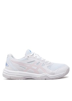 Asics Buty halowe Upcourt 5 1072A088 Biały ze sklepu MODIVO w kategorii Buty sportowe damskie - zdjęcie 181125952