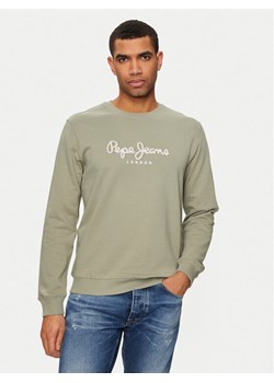 Pepe Jeans Bluza Saul PM582702 Zielony Regular Fit ze sklepu MODIVO w kategorii Bluzy męskie - zdjęcie 181126154