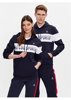 Le Coq Sportif Bluza Unisex 2310479 Granatowy Regular Fit ze sklepu MODIVO w kategorii Bluzy męskie - zdjęcie 181126424