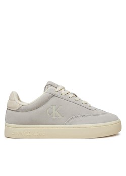 Calvin Klein Jeans Sneakersy Classic Cupsole Laceup Wt Wm YW0YW01833 Szary ze sklepu MODIVO w kategorii Buty sportowe damskie - zdjęcie 181126440