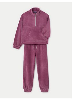 Mayoral Dres 7845 Fioletowy Regular Fit ze sklepu MODIVO w kategorii Dresy dziewczęce - zdjęcie 181126540