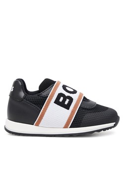 BOSS Sneakersy J52157 S Czarny ze sklepu MODIVO w kategorii Buty sportowe dziecięce - zdjęcie 181126581