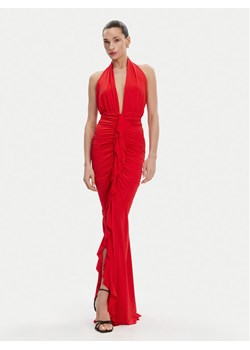 ACCESS FASHION Sukienka wieczorowa 53-3349-391 Czerwony Slim Fit ze sklepu MODIVO w kategorii Sukienki - zdjęcie 181126762