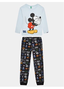 United Colors Of Benetton Piżama 3VR50P051 Szary Regular Fit ze sklepu MODIVO w kategorii Piżamy dziecięce - zdjęcie 181126812