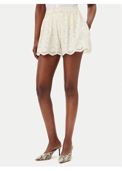 TWINSET Szorty materiałowe 251TT2363 Écru Loose Fit ze sklepu MODIVO w kategorii Szorty - zdjęcie 181126904