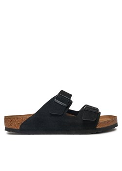 Birkenstock Klapki Arizona zamsz 1027152 Czarny ze sklepu MODIVO w kategorii Klapki męskie - zdjęcie 181127014