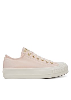 Converse Trampki Chuck Taylor All Star Lift Platform Gold A12584C Różowy ze sklepu MODIVO w kategorii Trampki damskie - zdjęcie 181127134