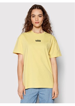 Vans T-Shirt Flying V VN0A7YUT Żółty Oversize ze sklepu MODIVO w kategorii Bluzki damskie - zdjęcie 181127151