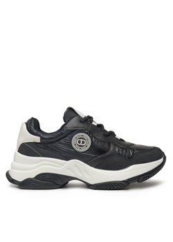 TWINSET Sneakersy 242TGT18C Czarny ze sklepu MODIVO w kategorii Buty sportowe damskie - zdjęcie 181127230