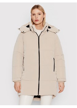 Calvin Klein Jeans Kurtka zimowa J20J216873 Beżowy Oversize ze sklepu MODIVO w kategorii Kurtki damskie - zdjęcie 181127260