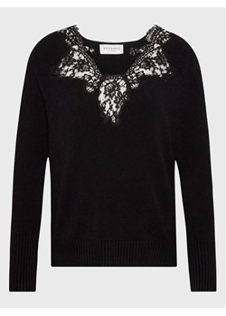 Ermanno Firenze Sweter M008EP1 Czarny Regular Fit ze sklepu MODIVO w kategorii Swetry damskie - zdjęcie 181127311