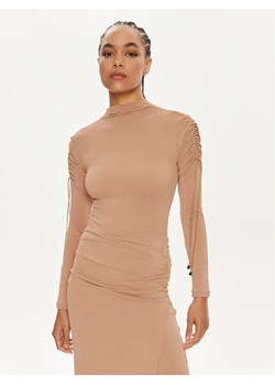 Wolford Body 79295 Beżowy Slim Fit ze sklepu MODIVO w kategorii Bluzki damskie - zdjęcie 181127351