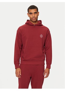 United Colors Of Benetton Bluza 342ZU201M Bordowy Regular Fit ze sklepu MODIVO w kategorii Bluzy męskie - zdjęcie 181127360