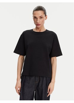 Max Mara T-Shirt 2515941042650 Czarny Regular Fit ze sklepu MODIVO w kategorii Bluzki damskie - zdjęcie 181127394