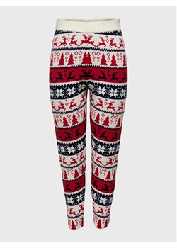 ONLY Spodnie dzianinowe Xmas 15272171 Kolorowy Regular Fit ze sklepu MODIVO w kategorii Spodnie damskie - zdjęcie 181127714