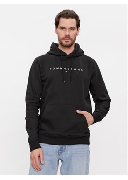 Tommy Jeans Bluza Linear Logo DM0DM17985 Czarny Regular Fit ze sklepu MODIVO w kategorii Bluzy męskie - zdjęcie 181127723