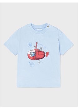 Mayoral T-Shirt 1029 Błękitny Regular Fit ze sklepu MODIVO w kategorii Koszulki niemowlęce - zdjęcie 181127750