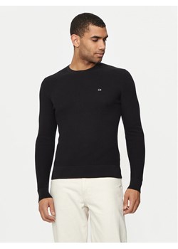 Calvin Klein Sweter K10K113031 Czarny Regular Fit ze sklepu MODIVO w kategorii Swetry męskie - zdjęcie 181127762