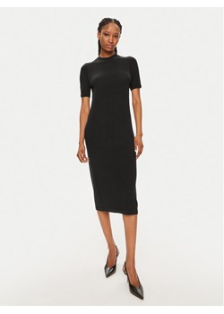 Calvin Klein Sukienka dzianinowa K20K207221 Czarny Slim Fit ze sklepu MODIVO w kategorii Sukienki - zdjęcie 181127851